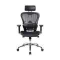 **Ergonomische Bureaustoel met Lendensteun en Ademend Rugnet**