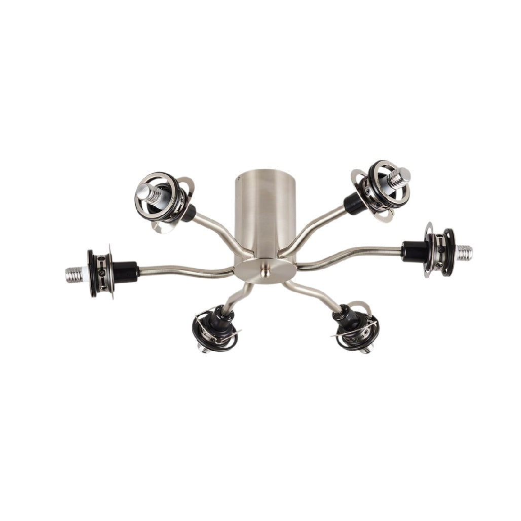 **Technische titel in het Nederlands:** **Moderne bevestigingsarmatuur voor E27 lampen met 5 fittingen**